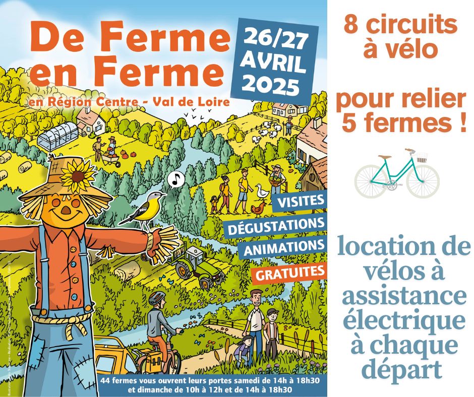 De ferme en ferme ... à vélo !
